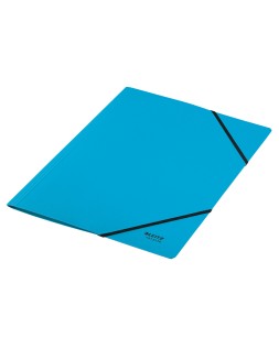 Carpeta leitz recycle gomas din a4 carton reciclable 100% azul