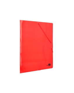 Carpeta liderpapel gomas tres solapas carton plastificado 800 gr din a3 colores surtidos