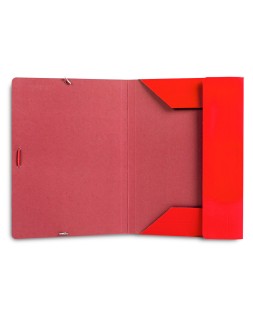 Carpeta liderpapel gomas tres solapas carton plastificado 800 gr din a3 colores surtidos
