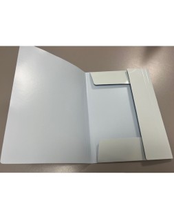 Carpeta con gomas pardo tres solapas din a4 carton pastel expositor de 24 unidades colores surtidos