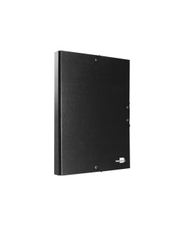 Carpeta proyectos liderpapel folio lomo 30mm carton forrado negra