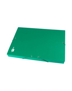 Carpeta proyectos liderpapel folio lomo 30mm carton forrado verde