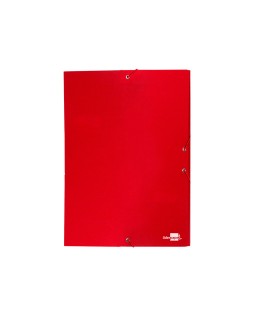 Carpeta proyectos liderpapel folio lomo 30mm carton forrado roja