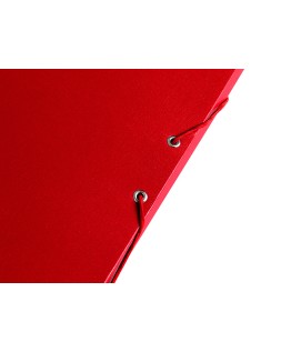 Carpeta proyectos liderpapel folio lomo 30mm carton forrado roja