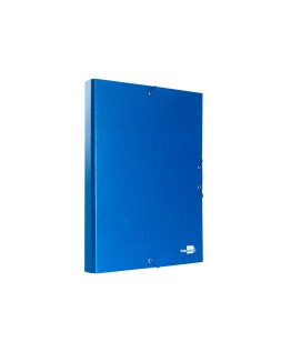 Carpeta proyectos liderpapel folio lomo 30mm carton forradoazul