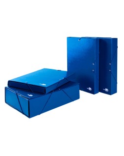 Carpeta proyectos liderpapel folio lomo 30mm carton forradoazul