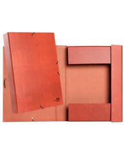 Carpeta proyectos liderpapel folio lomo 30mm carton forrado cuero