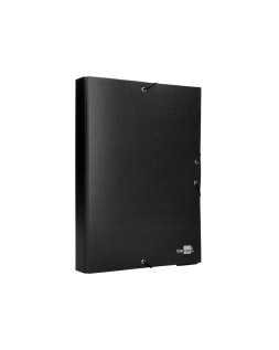 Carpeta proyectos liderpapel folio lomo 50mm carton forradonegra