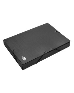 Carpeta proyectos liderpapel folio lomo 50mm carton forradonegra