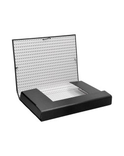 Carpeta proyectos liderpapel folio lomo 50mm carton forradonegra