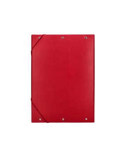 Carpeta proyectos liderpapel folio lomo 50mm carton forradoroja