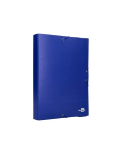 Carpeta proyectos liderpapel folio lomo 50mm carton forradoazul