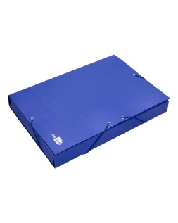 Carpeta proyectos liderpapel folio lomo 50mm carton forradoazul