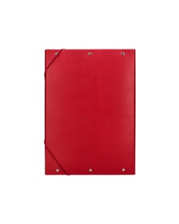 Carpeta proyectos liderpapel folio lomo 70mm carton forrado roja
