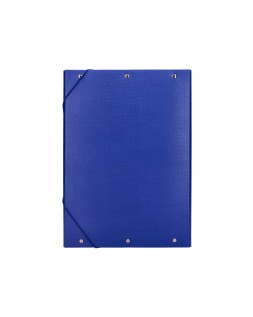 Carpeta proyectos liderpapel folio lomo 70mm carton forrado azul