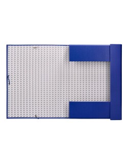 Carpeta proyectos liderpapel folio lomo 70mm carton forrado azul