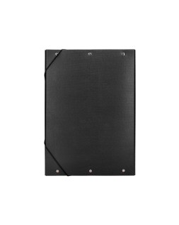 Carpeta proyectos liderpapel folio lomo 90mm carton forrado negra