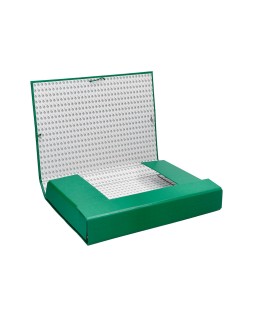 Carpeta proyectos liderpapel folio lomo 90mm carton forrado verde