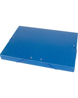 Carpeta proyectos liderpapel folio lomo 30mm carton gofrado azul