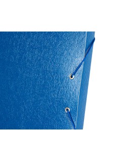 Carpeta proyectos liderpapel folio lomo 30mm carton gofrado azul