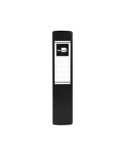 Carpeta proyectos liderpapel folio lomo 70mm carton gofrado negra