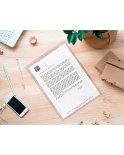 Carpeta dossier uñero plastico q-connect 180 mc folio transparente