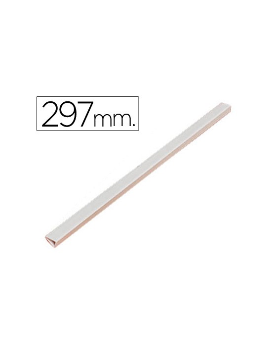 Lomera durable plastico 3 mm din a4 capacidad 30 hojas color blanco