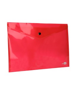 Carpeta liderpapel dossier broche 34040 polipropileno din a4 roja transparente 50 hojas