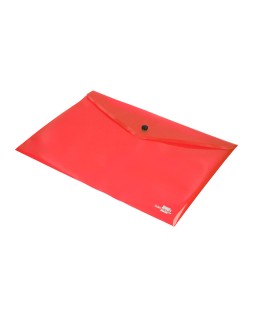 Carpeta liderpapel dossier broche 34040 polipropileno din a4 roja transparente 50 hojas