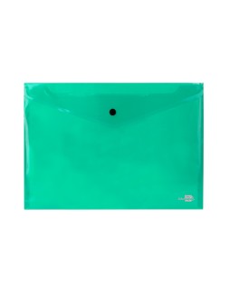 Carpeta liderpapel dossier broche 34043 polipropileno din a4 verde transparente 50 hojas