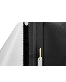 Carpeta dossier fastener plastico q-connect din a4 negra