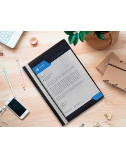 Carpeta dossier fastener plastico q-connect din a4 negra
