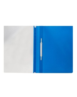Carpeta dossier fastener plastico q-connect din a4 azul