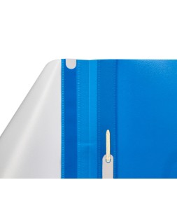 Carpeta dossier fastener plastico q-connect din a4 azul