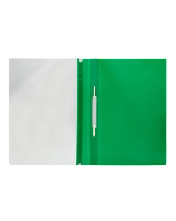 Carpeta dossier fastener plastico q-connect din a4 verde