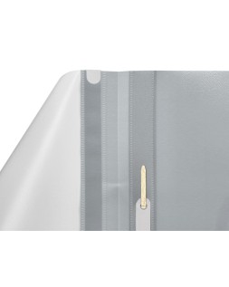 Carpeta dossier fastener plastico q-connect din a4 gris