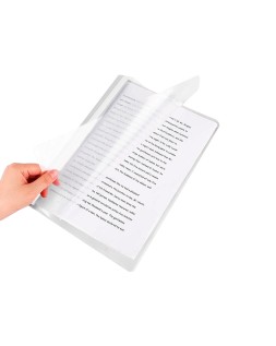 Carpeta dossier fastener plastico q-connect din a4 blanco