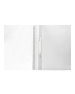 Carpeta dossier fastener plastico q-connect din a4 blanco