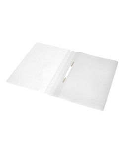Carpeta dossier fastener plastico q-connect din a4 blanco
