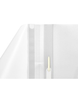 Carpeta dossier fastener plastico q-connect din a4 blanco