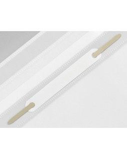 Carpeta dossier fastener plastico q-connect din a4 blanco