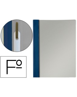 Carpeta dossier fastener pvc esselte folio azul marino