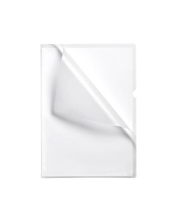 Carpeta esselte dossier uñero plastico folio transparente 110 micras