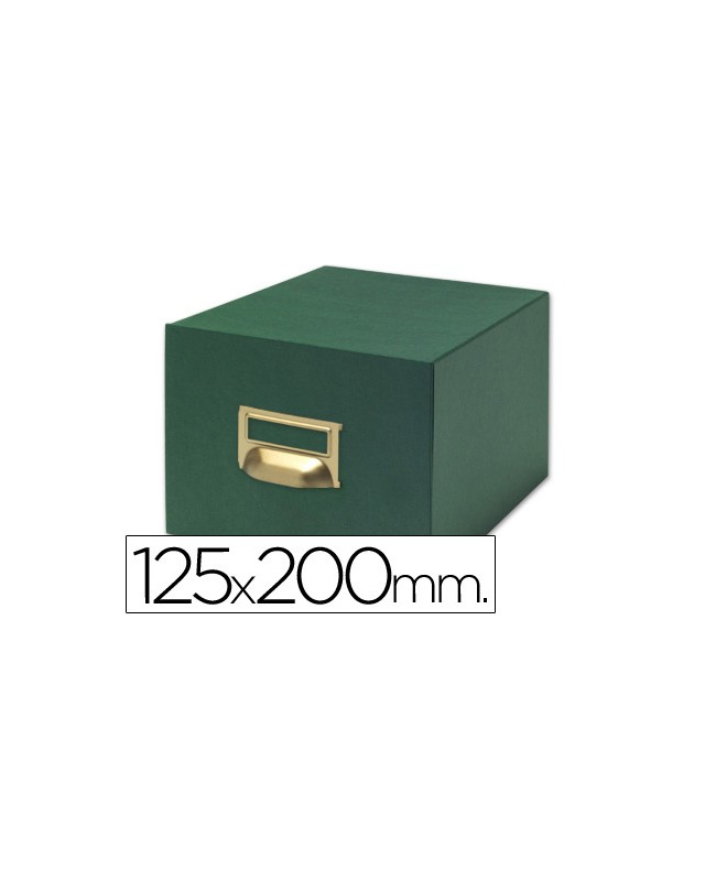 Fichero fichas tela verde 1000 fichas n.4 tamaño 125x200 mm