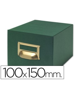 Fichero fichas tela verde 500 fichas n.3 tamaño 100x150 mm