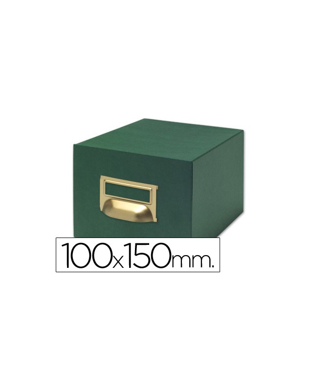 Fichero fichas tela verde 500 fichas n.3 tamaño 100x150 mm