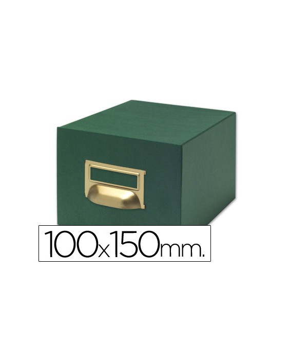 Fichero fichas tela verde 500 fichas n.3 tamaño 100x150 mm