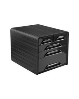 Fichero cajones de sobremesa cep 5 cajones mixtos negro/negro 360x288x270 mm