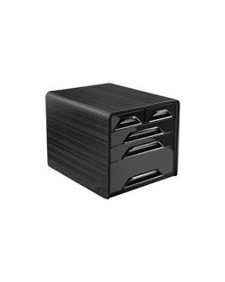 Fichero cajones de sobremesa cep 5 cajones mixtos negro/negro 360x288x270 mm