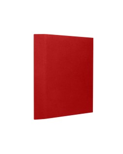 Carpeta fuelle liderpapel folio carton forrado burdeos